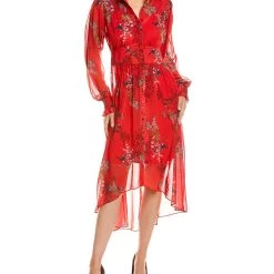 Promo 🤩 women AllSaints Leonie Melisma 👚 Shirtdress ✔️
