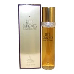 Flash Sale 🔥 Elizabeth Taylor W-1210 White Diamonds by Elizabeth Taylor for 👩 Women - 3.4 oz EDT Spray 🤩