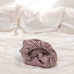 Best Sale 🤩 AmourLinen Linen fitted sheet in Beige 🤩