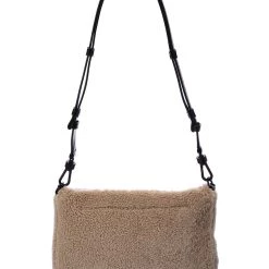 Best Pirce π women Allsaints Eve Shearling Crossbody βοΈ
