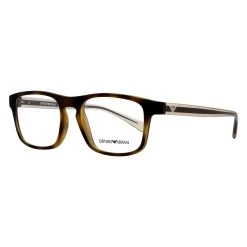 Top 10 π₯ men Emporio Armani Rectangular Eyeglasses EA3106 5089 Matte havana 53mm 3106 π