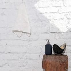 Cheap ⌛ AmourLinen Linen face towel in White ⌛