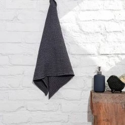 Best Pirce 🌟 AmourLinen Linen hand towel in Charcoal 🎉