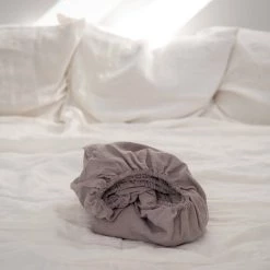 Hot Sale ✨ AmourLinen Linen fitted sheet in Dusty Rose 🛒