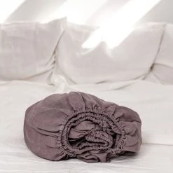 Best reviews of ✨ AmourLinen Linen fitted sheet in Dusty Lavender ⌛