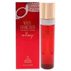 Buy ⌛ White Diamonds En Rouge by Elizabeth Taylor for 👩 Women - 3.3 oz EDT Spray 🎁