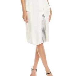 Discount 🌟 women Emporio Armani Faux Pocket 👗 Skirt 👍