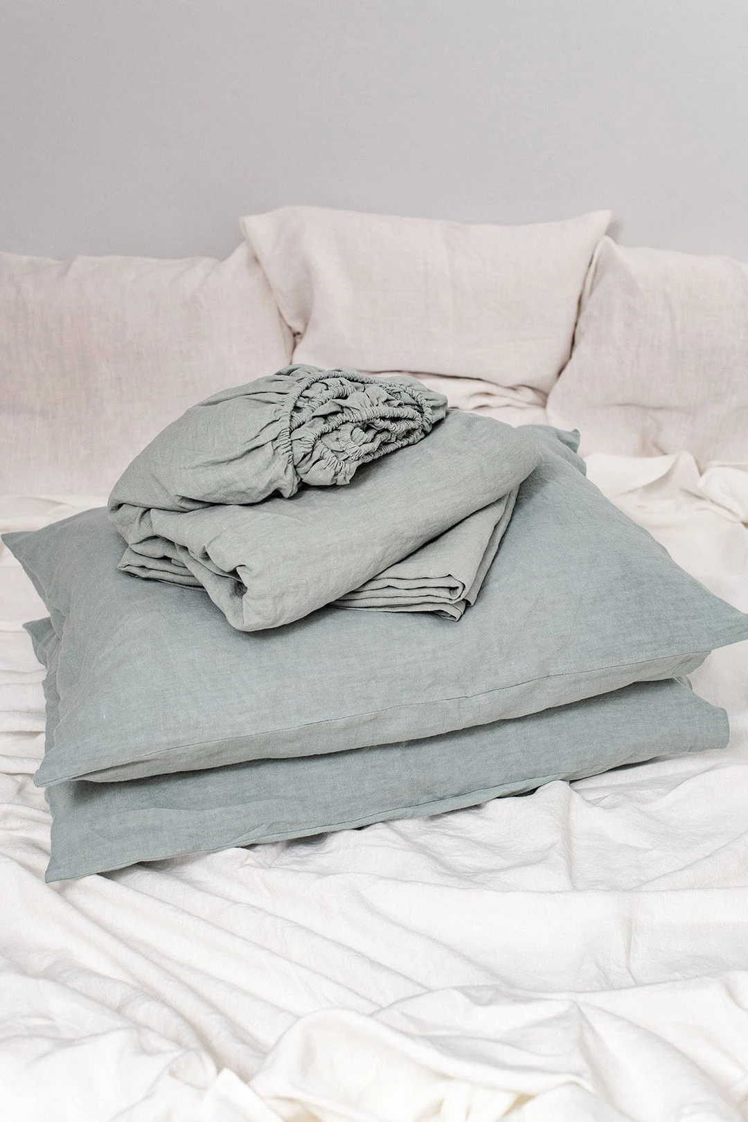 New π AmourLinen Linen sheets set in Sage Green π 3 New π AmourLinen Linen sheets set in Sage Green π