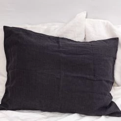 Buy 😀 AmourLinen Linen pillowcase in Charcoal ⌛