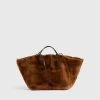 Wholesale 💯 women Allsaints Hannah Shearling Tote 🔥