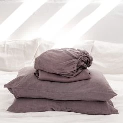 Top 10 🎁 AmourLinen Linen sheets set in Dusty Lavender 🌟